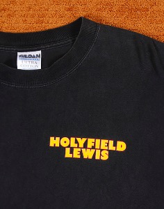 Vintage 1999 Evander Holyfield Vs Lennox Lewis Boxing Shirt ( XL size )