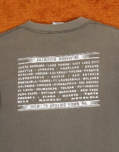96&#039;s JACKSON BROWNE ORIGINAL TOUR T-SHIRT ( L size )