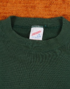 90&#039;s JERZEES BY RUSSELL 50/50 OVER FIT LONG SLEEVE SHIRT ( Made in U.S.A. , M size )