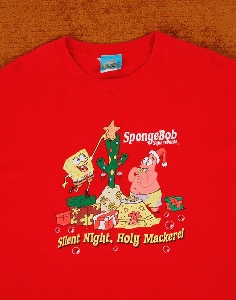 02&#039;s Spongebob Squarepants Vintage T-Shirt  ( XL size )