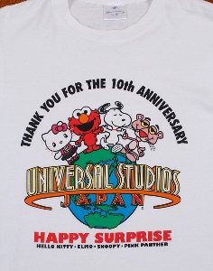 Universal Studios Japan 10th Anniversary T-Shirt ( S size )