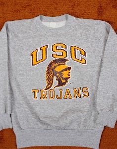 80&#039;s USC TROJANS VINTAGE SWEAT SHIRT ( MADE IN U.S.A. M size )