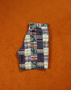 Brooks Brothers Madras Patch Work Shorts ( 36 inc )