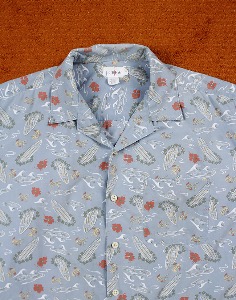 J Crew Open Collar Hawaiian Shirt ( L size )