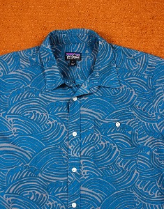 PATAGONIA MEN&#039;S GO TO SHIRT WAVE ( M size )