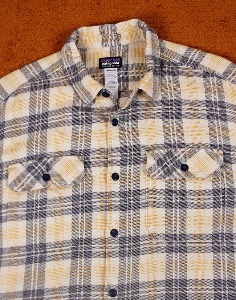 Patagonia Fjord Heavy Flannel Shirt  ( L size )