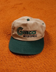 80&#039;s GIBCO MOTOR.EXPRESS VINTAGE CAP ( MADE IN U.S.A. )