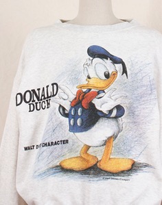 90&#039;s Mickey Family Walt Disney Company Sweat Shirt ( M size )