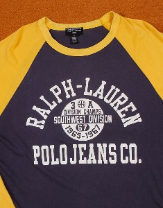 90&#039;s POLO JEANS CO. VINTAGE T-SHIRT ( MADE IN U.S.A. 100 size )