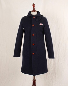 DANTON Round Collar Hoodie Coat ( MADE IN JAPAN, XS size )
