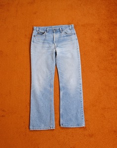 80&#039;s Levi&#039;s 517 Boot Leg  Vintage Denim Pants ( Made in U.S.A. , 35.8 inc )