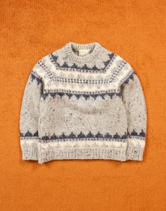 Gaeltarra loomed in County Mayo Irish sweater ( MADE IN IRELAND, KIDS 130 ~ 140 size )