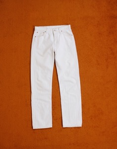 90&#039;s Levi&#039;s 501-0151 White Pants ( Made in Poland , 30 inc )