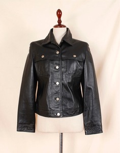 RELEASE GENUINE LEATHER SHEEPSKIN JACKET ( MADE IN INDIA, S size )