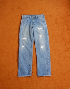 P.E.O.T.W AG Lot 003-0035 Damege Finish Jeans ( Selvedge Denim , Made in JAPAN , 32 inc )