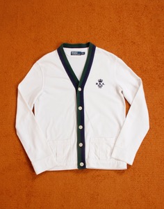 Polo Ralph Lauren Tennis Cotton Cardigan  ( M size )