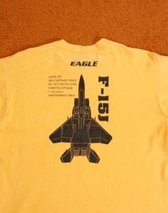 Komatsu Air Base F-15 Maintenance Crew Original T-shirt ( L size )