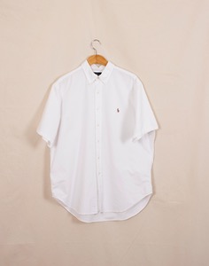 Polo Ralph Lauren Oxford Half Shirt  ( CLASSIC FIT , 17 32/33 size )