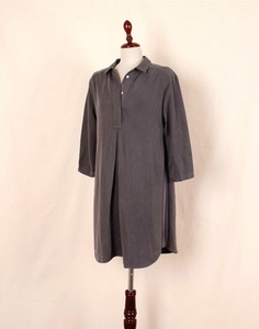 NINE Gray Dress ( MADE IN  JAPAN, M size )