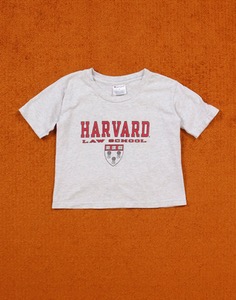 Champion Crop Top _ HARVARD T-Shirt ( XS size 5-6세 )