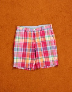 Polo Ralph lauren Madras Check Shorts ( Classic Fit , 32 inc )