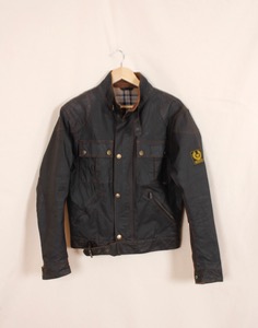 Belstaff Steve Mcqueen Blouson Black Prince Label 1964 Jacket ( Made in ITAYL , M size )