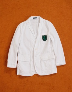 Polo Ralph Lauren White Cotton Jacket ( M size )