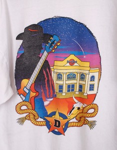 90&#039;s Hard Rock CAFE DALLAS Vintage T-Shirt ( Made in U.S.A., XL size )