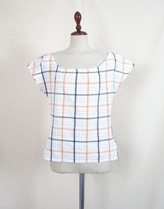 A.P.C  check top ( MADE iN FRANCE, M size )