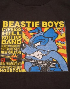 92&#039;s Grand Royal _ Beastie Boys , Cypress Hill , Rollins Band Tour T-Shirt ( Frank Kozik Art Work ,  Made in U.S.A. , )