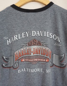 HARLEY-DAVIDSON BALTIMORE STORE  VINTAGE T-SHIRT ( Women&#039;s S size )