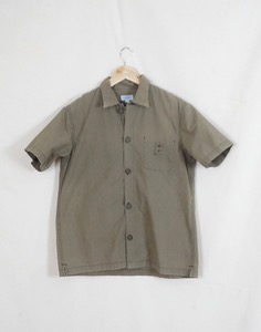 UNITED ARROWS BLUE : LABEL RIPSTOP SHIRT ( Made in JAPAN , M size )