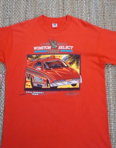 Vintage 1994 Winston Select 30th Annual Finals Drag Racing T-Shirt ( Made in U.S.A. Single Stitch , XL size )