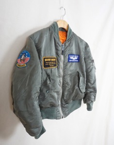 80&#039;s Alpha Ma-1 MIL-J-82790E Jacket ( Made in U.S.A. , M size )