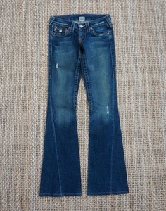 True Religion #503 LOW RISE FLARE JEAN ( MADE IN U.S.A, 24 inc )