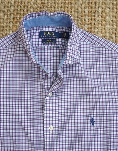 Polo Ralph Lauren Cotton Stretch Slim Fit  Shirt (  M size )