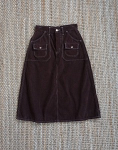 Wrangler sanforrized  Corduroy Skirt ( XS size , 25 inc )