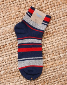 Tabio Stripe Socks (  Made in JAPAN , 250 ~270mm )