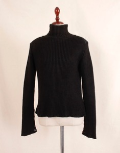 LE CIEL BLEU Black Knit ( MADE IN JAPAN, M size )