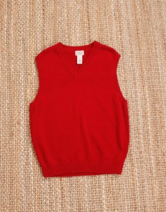 L.L. Bean Cotton Knit Vest ( M/R size )