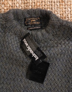 Gim Pure New Wool Sweater ( Icelandic Wool , L size )