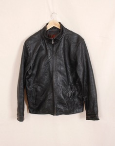 DANIER LEATHER _ ROYAL LEATHER GOODS LIMITED JACKET (  M size )