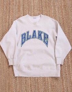 80~90&#039;s VINTAGE BLAKE REVERSE WEAVE SWEAT SHIRT ( Made in U.S.A. , M size )