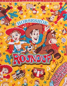 Toy Story the diamond horseshoe tokyo disneyland bandana (  50cm X 52 cm )