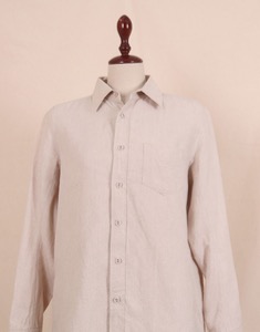 Ebonyivory Linen Shirt ( MADE IN JAPAN, M size )