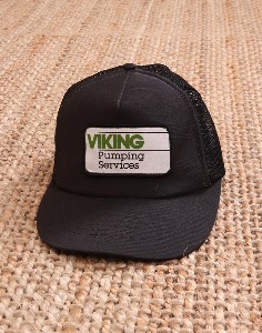 80&#039;s Viking pumping services Vintage Trucker Cap ( Made in Taiwan )