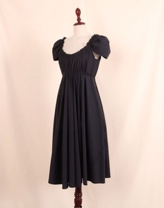 Miu Miu Black  A-Line Dress ( MADE IN ITALY, M size )