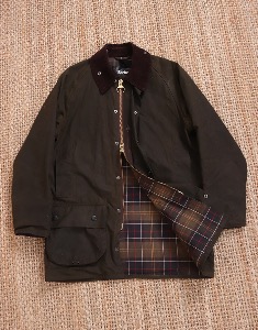 Barbour Classic BEAUFORT Wax Jacket ( C38 size , Made in ENGLAND )