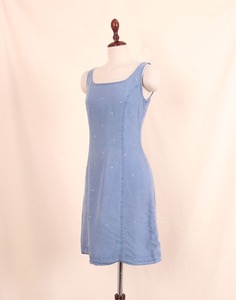 90&#039;s SPORTMAX  Rhinestone Dress ( MADE IN ITALY, S size )