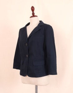 DKNY Navy Cotton Jacket ( MADE IN JAPAN, M size )